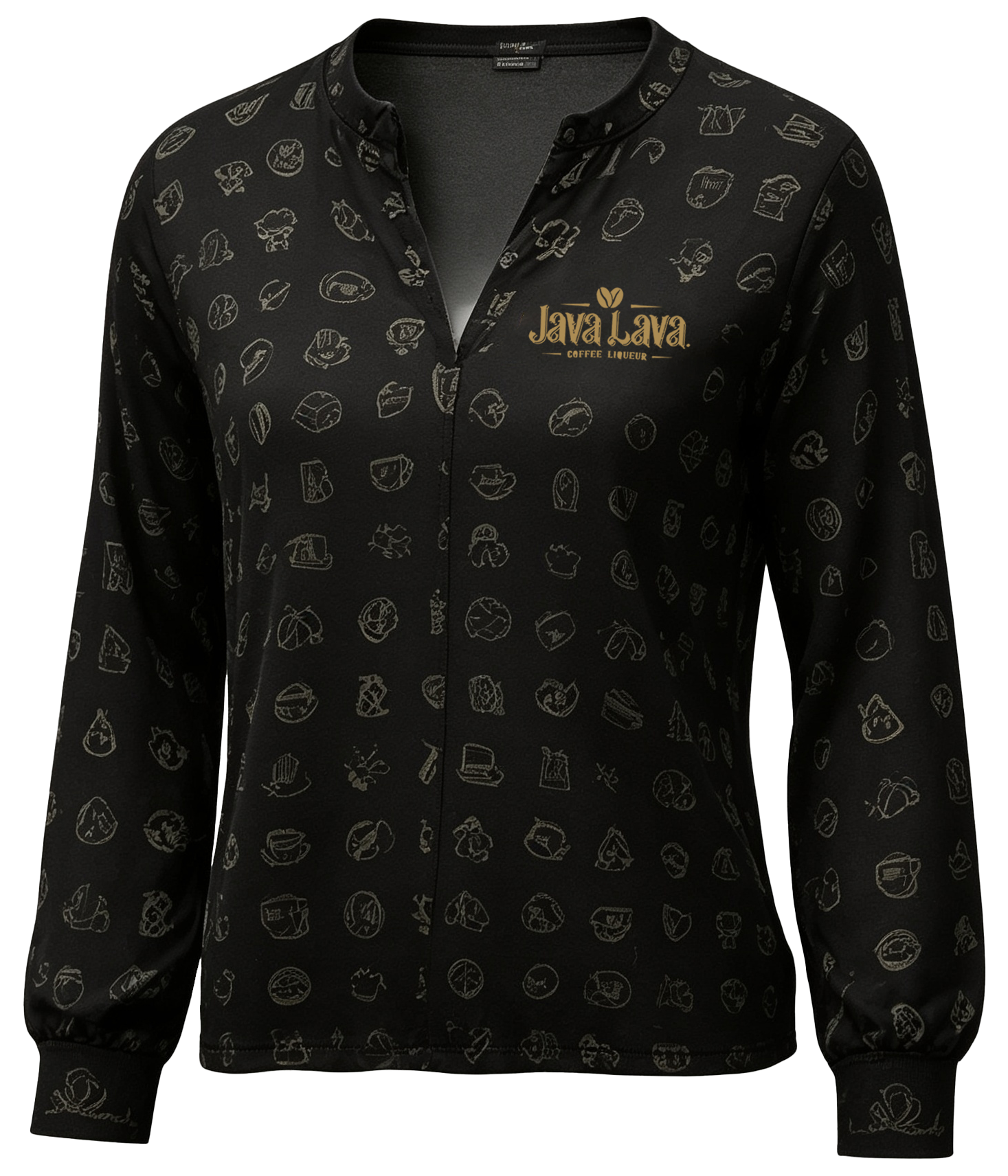 Java Lava Cafe Noir Signature Blouse